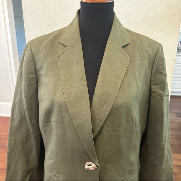 Anne Klein Olive Green Blazer - Picture 5 of 13